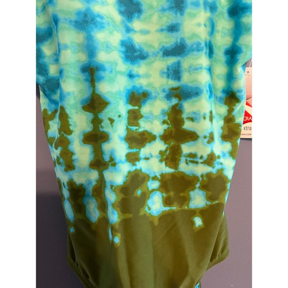Land’s End Women’s‎ One Piece Tie Dye Bathing Suit Size 4 NWT Lycra - Picture 2 of 8